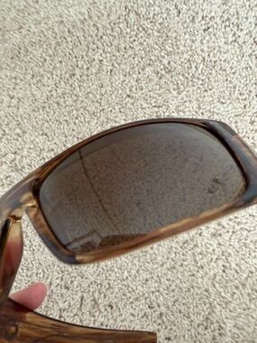 SPY Men's Tortoiseshell Sunglasses with Brown Lenses